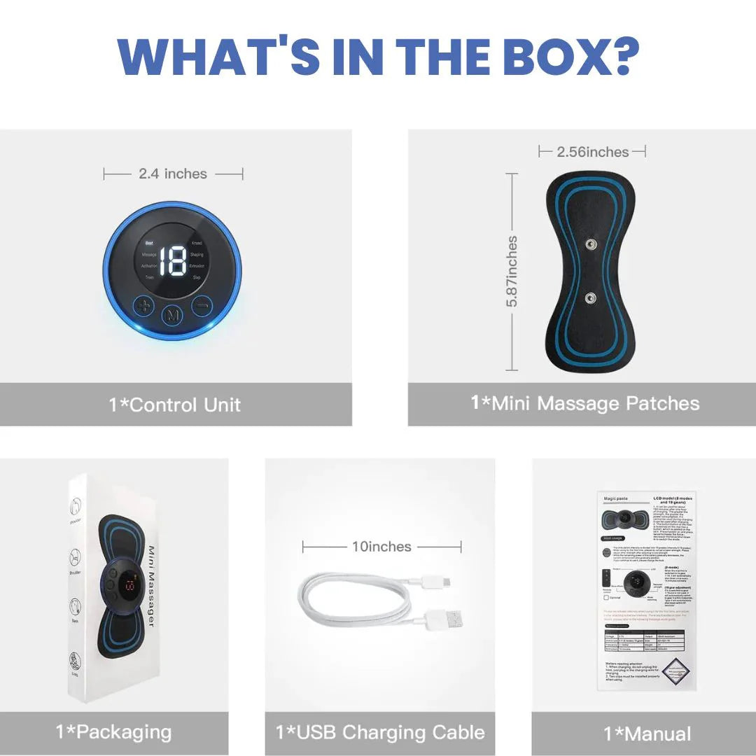 ReliefX™ - Mini Butterfly Body Massager | Instant Pain Relief & Relaxation