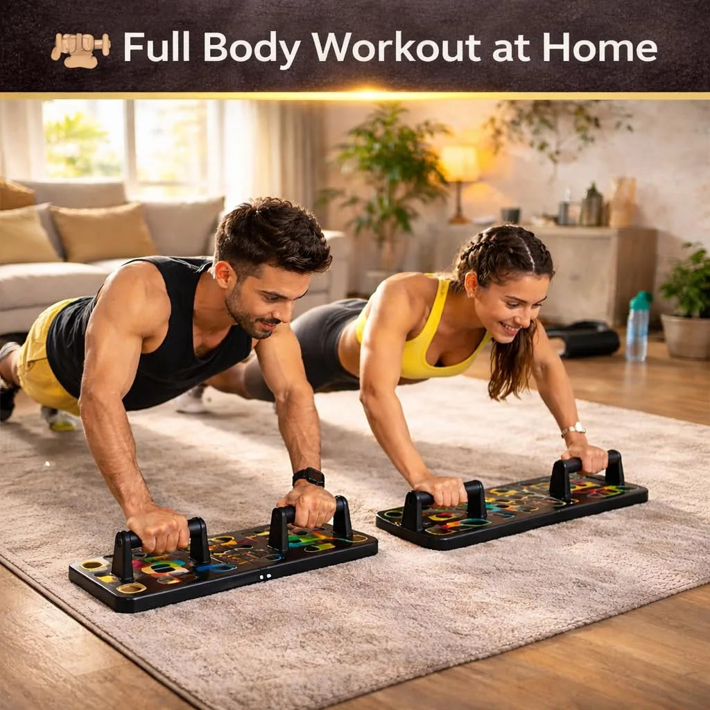 PushPro™ – 14-in-1 Board | Full Upper Body Workout | Home Gym Equipment for Men & Women
