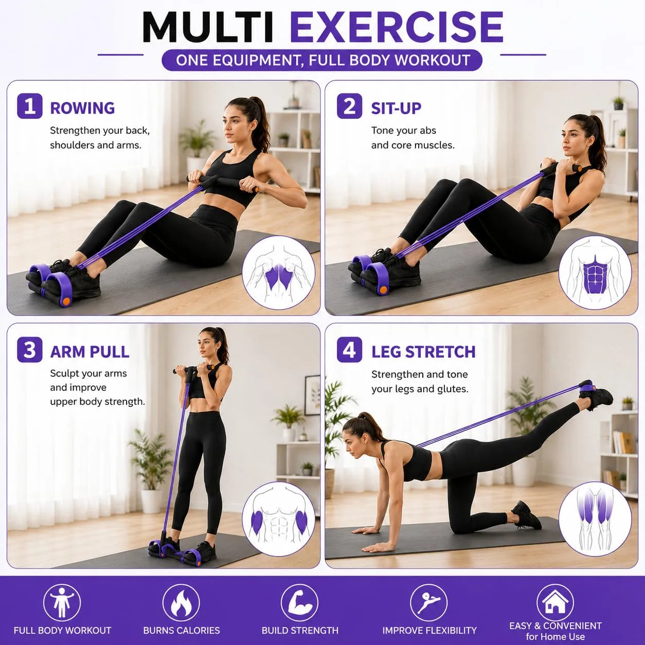 HomeFit™ – Belly Fat Burner & Body Toner | Belly, Waist & Full Body Workout At Home | For Men & Women