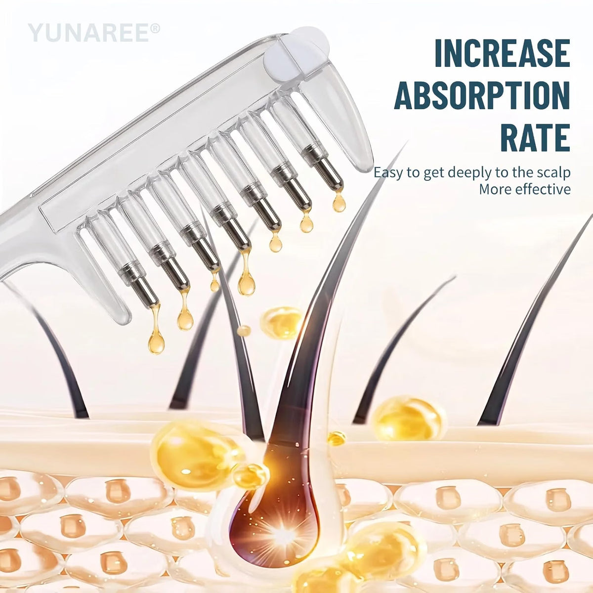OilFlow™ - Scalp Oil Applicator | Direct Application | Gentle Scalp Massage