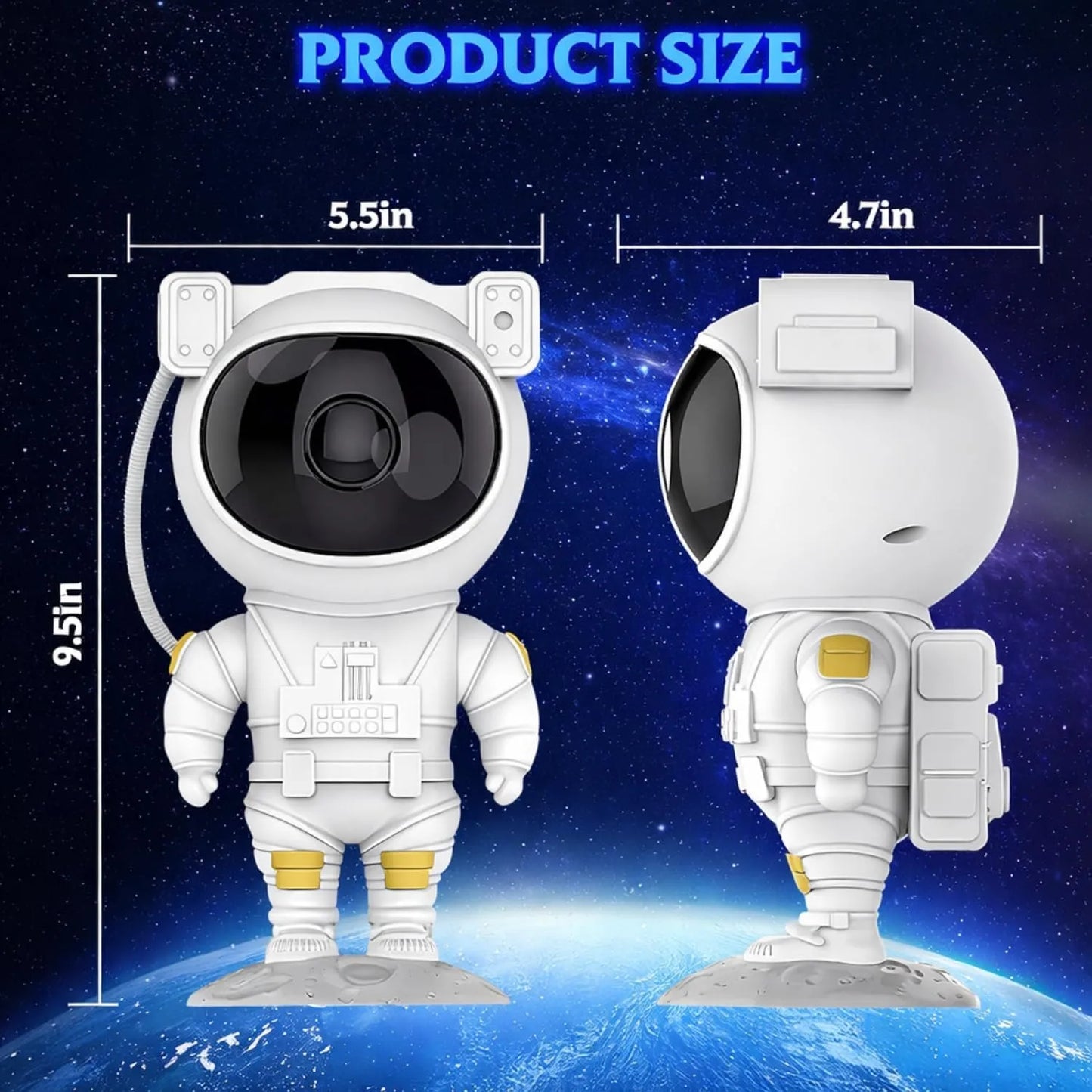 GalaxyGlow™ – 360° Galaxy Star Projector | Remote Control | Relax & Sleep