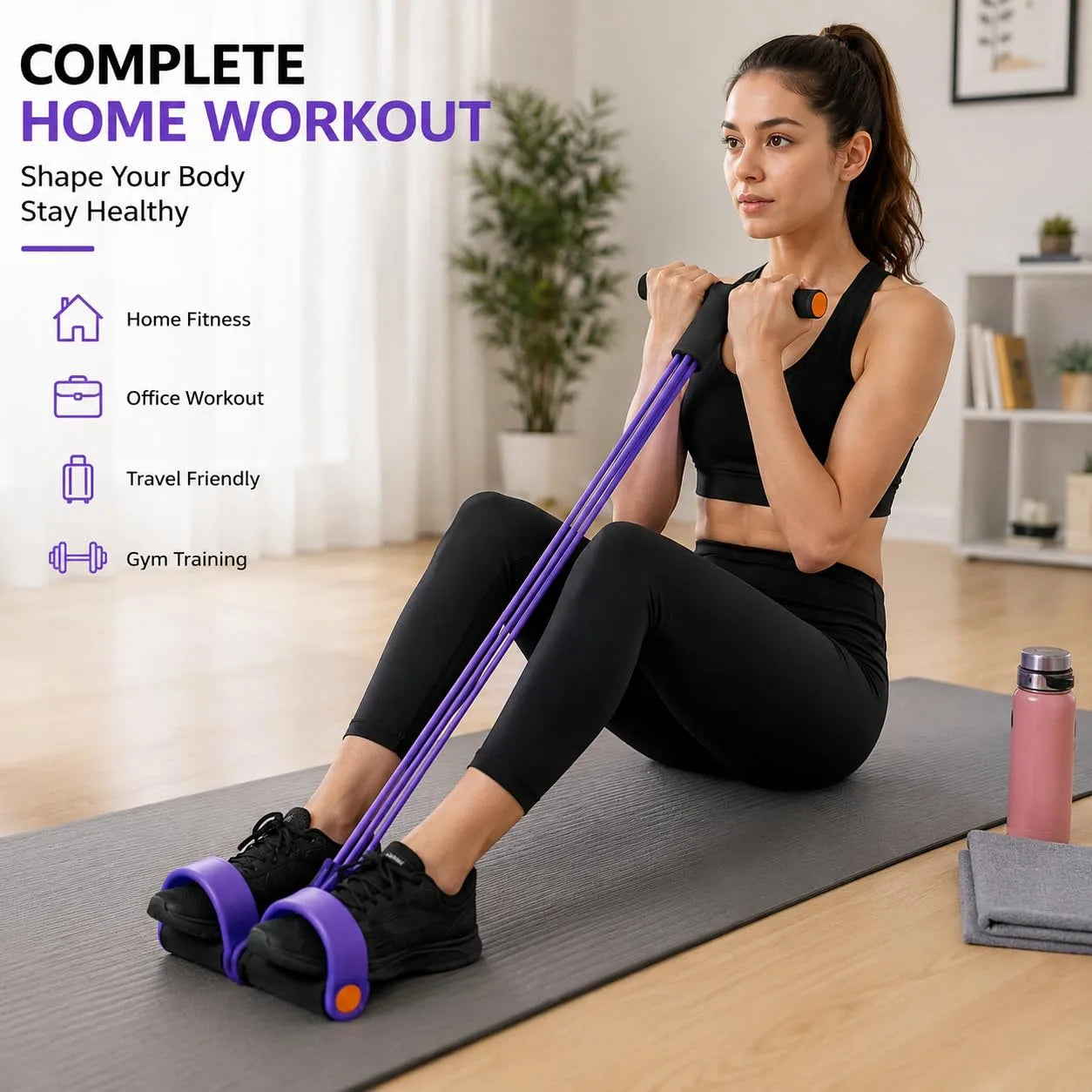 HomeFit™ – Belly Fat Burner & Body Toner | Belly, Waist & Full Body Workout At Home | For Men & Women