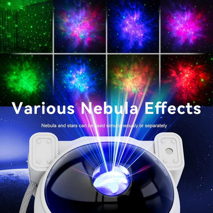 GalaxyGlow™ – 360° Galaxy Star Projector | Remote Control | Relax & Sleep