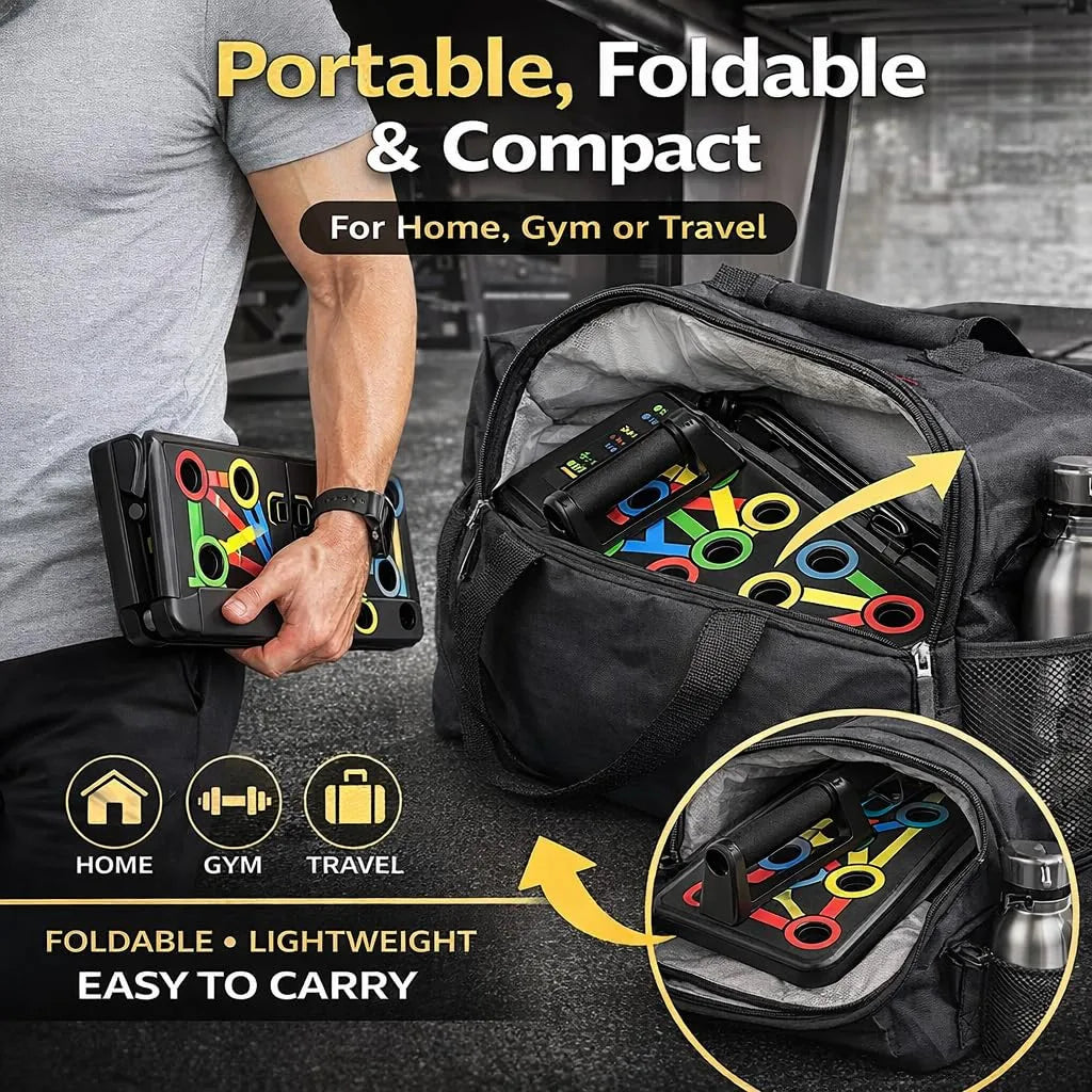 PushPro™ – 14-in-1 Board | Full Upper Body Workout | Home Gym Equipment for Men & Women