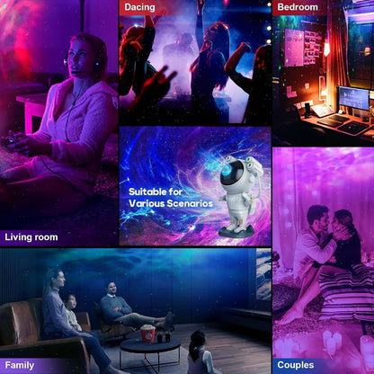 GalaxyGlow™ – 360° Galaxy Star Projector | Remote Control | Relax & Sleep