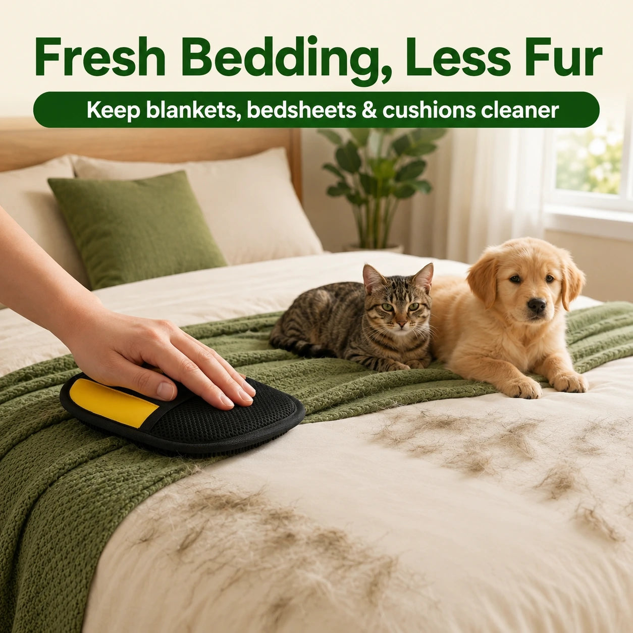 FurAway™ – Deshedding & Massage Glove | Fur-Free Home, Happier Pet