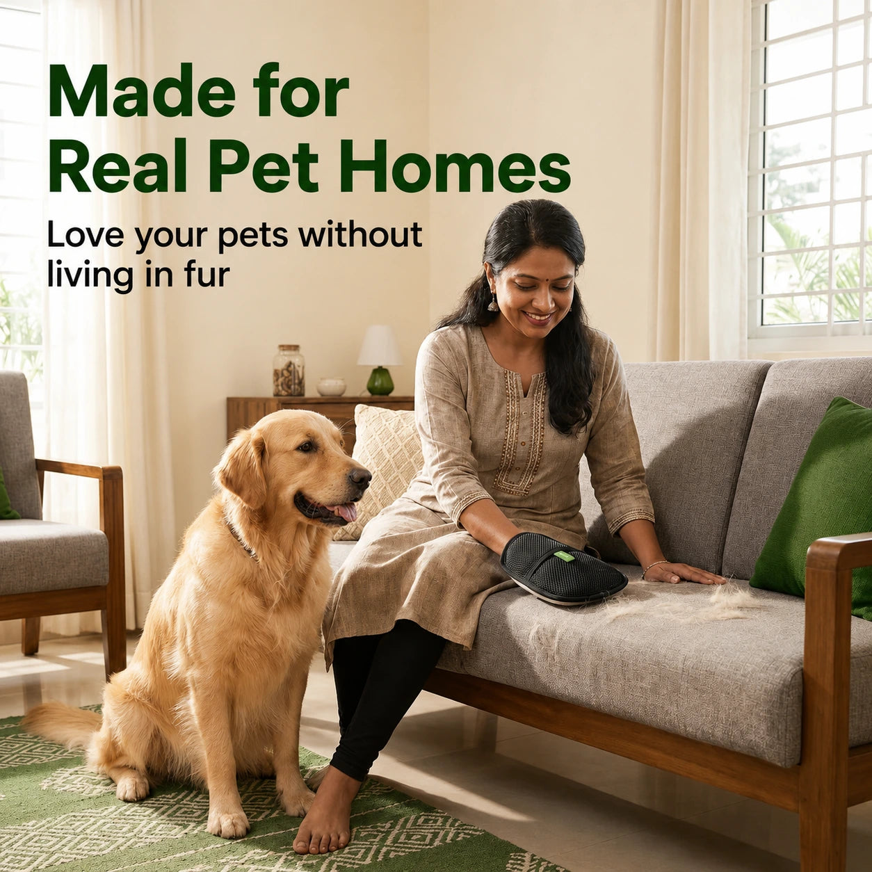 FurAway™ – Deshedding & Massage Glove | Fur-Free Home, Happier Pet