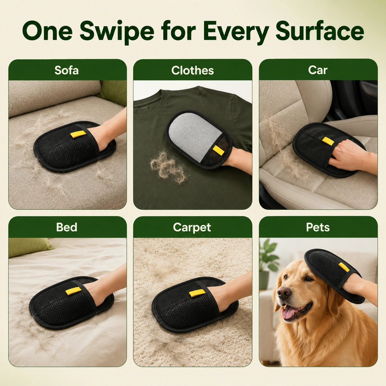FurAway™ – Deshedding & Massage Glove | Fur-Free Home, Happier Pet