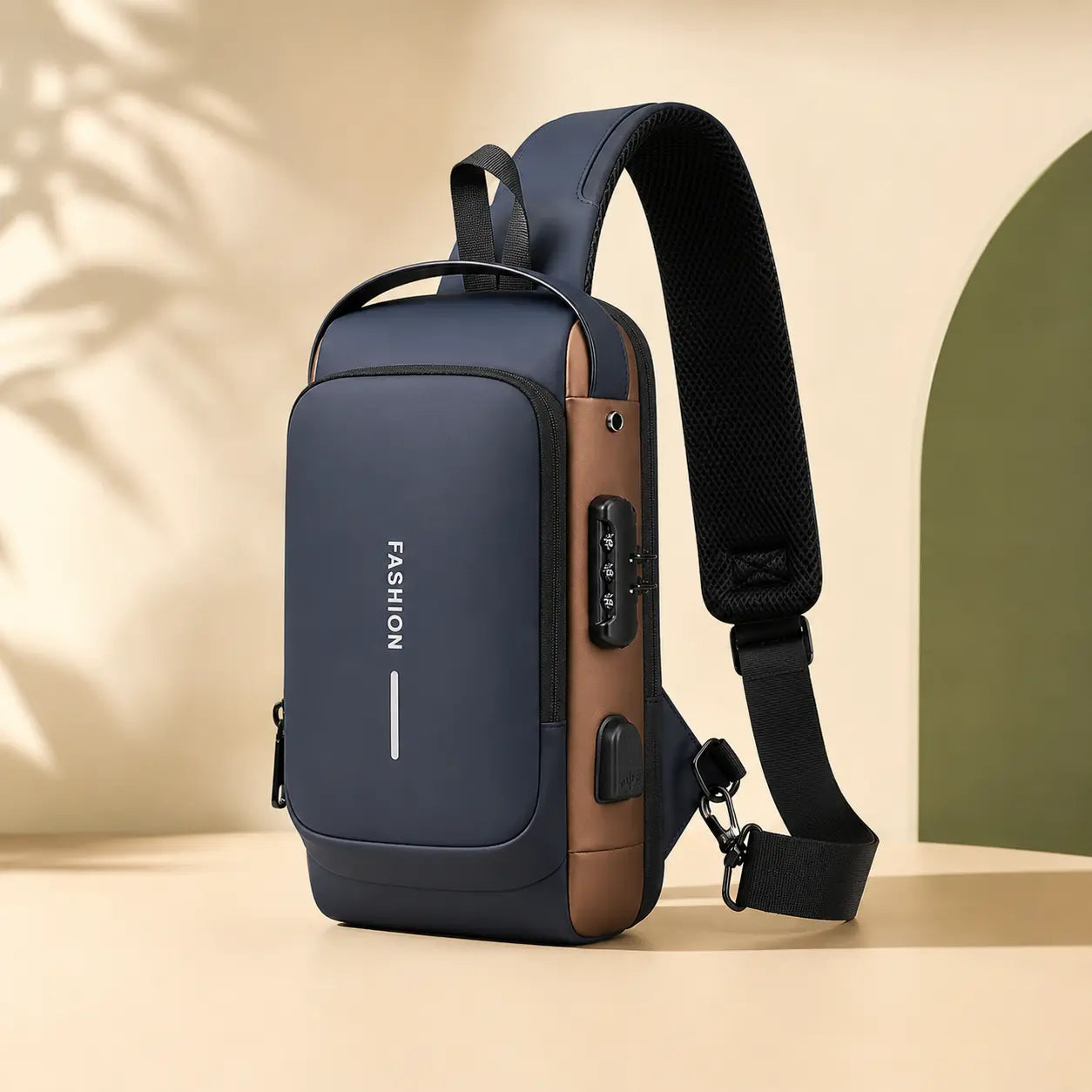 VaultX™ – Anti-Theft Sling Bag | USB Charging Port | Password Lock | Waterproof
