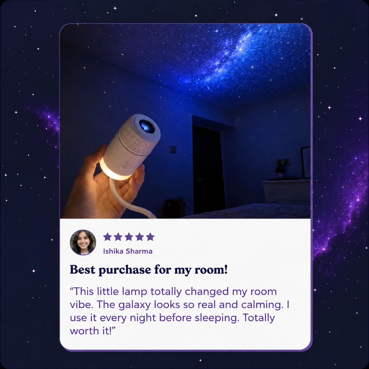 GalaxyGlow™ Projector | 6 Magical Themes | Turn Any Room Into A Galaxy