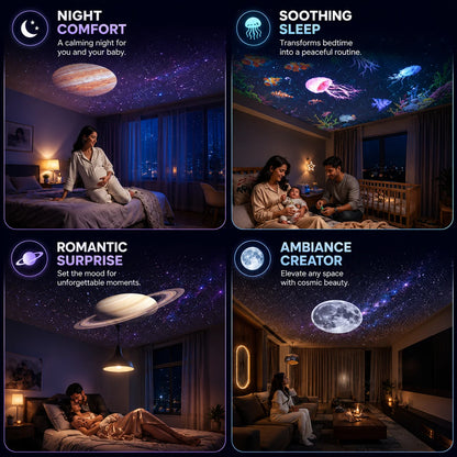 GalaxyGlow™ Projector | 6 Magical Themes | Turn Any Room Into A Galaxy