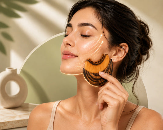 GlowTouch™ – Lymphatic Drainage Contour Brush | De-Puff, Define & Glow in Minutes