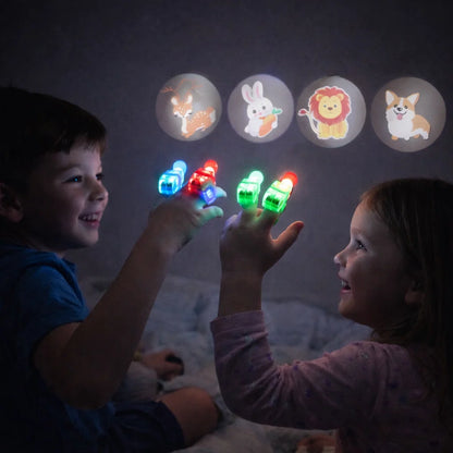 MagicBeam™ – Cartoon Projection Finger Toy | Screen-Free Fun (Pack of 5)