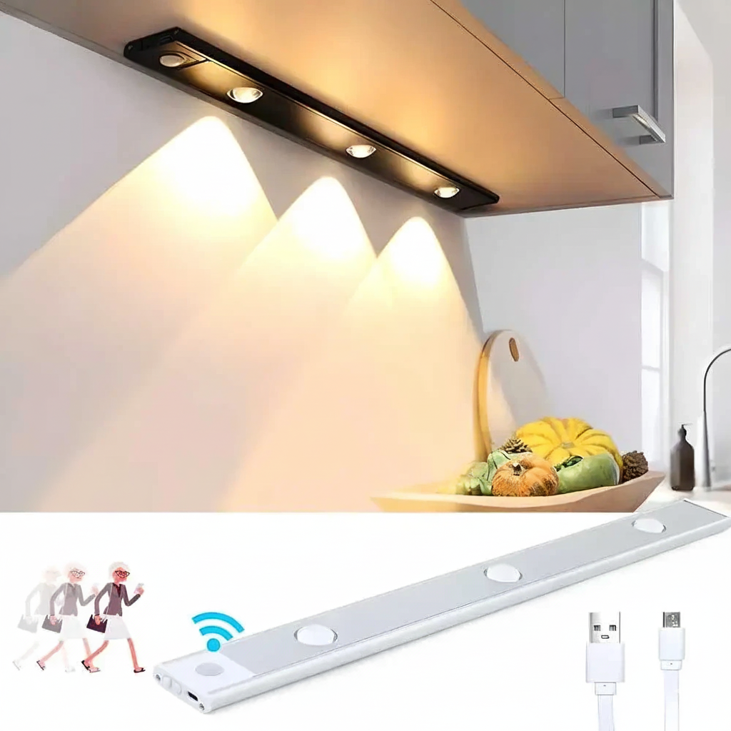 InstaLight – Smart Motion Sensor Light | USB Rechargeable | 3 Color Modes